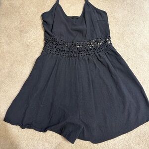 SHEIN Black Halter Jumpsuit